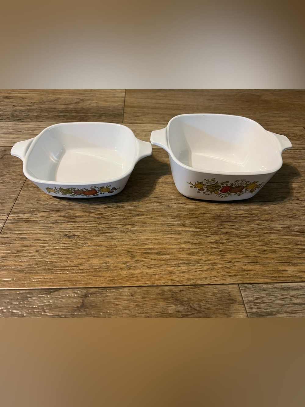 Vintage Corning Ware Spice of Life Dishes- Set of 2